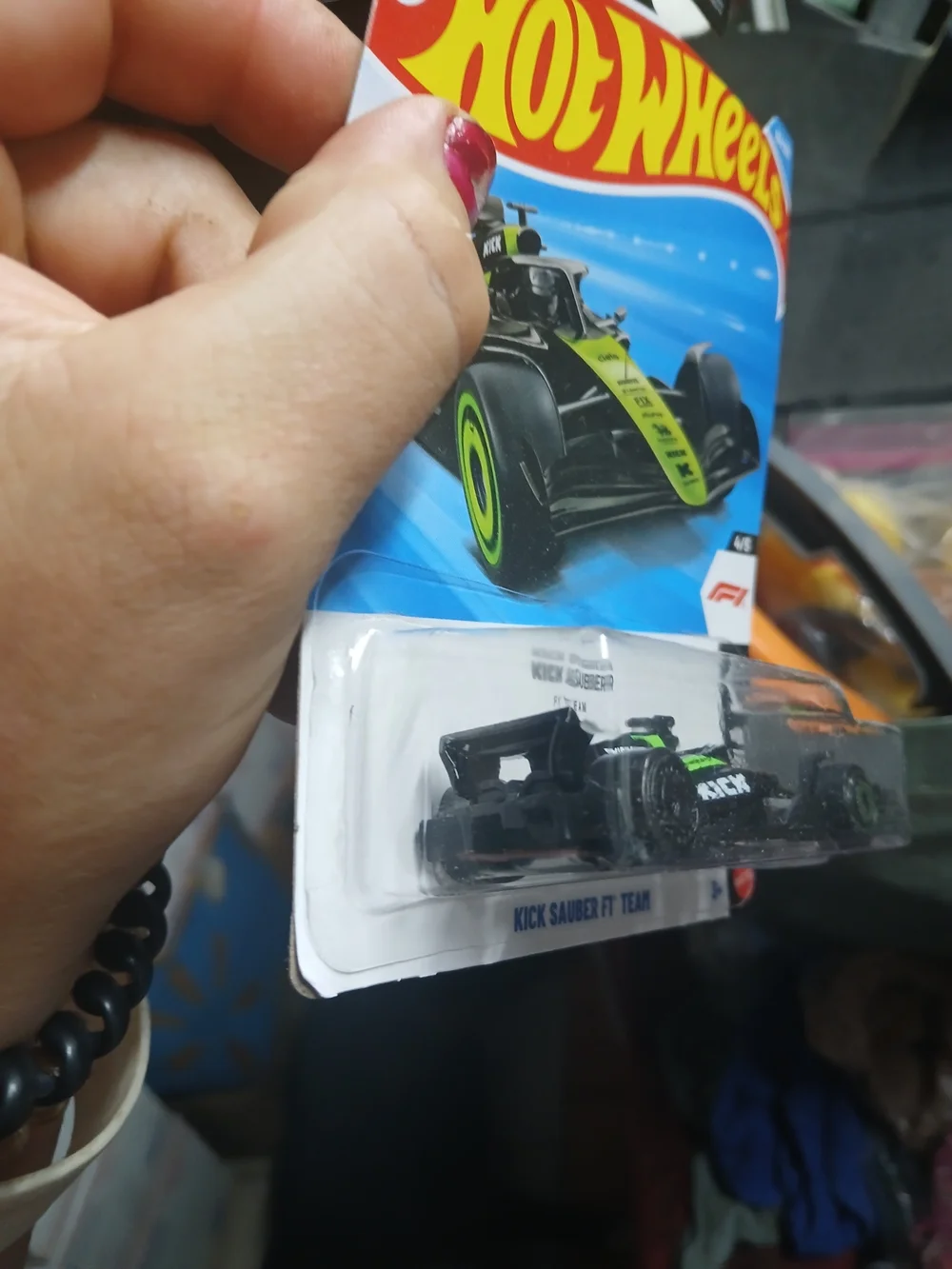 the 2026 Hot Wheels mainline Kick Sauber F1 Team (Number 154/250, Formula 1 seri